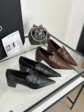 LBSFY  -  Pointed Toe Women Loafers 2024New Arrivals Black Brown Fashion Shallow Slip On Flat Low Heeled Casual Party Pumps Shoes Woman